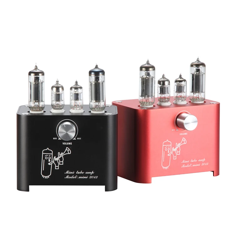 Förstärkare 2021 Thenewest Appj Mini2013 6J1 6P1 Tube Amplifier Desktop Lamp amp Ny version 3W+3W