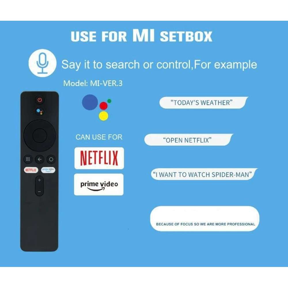 Xiaomi Bluetooth Voice Remote Control para Mi Box S x Versão Internacional - Rose Gold