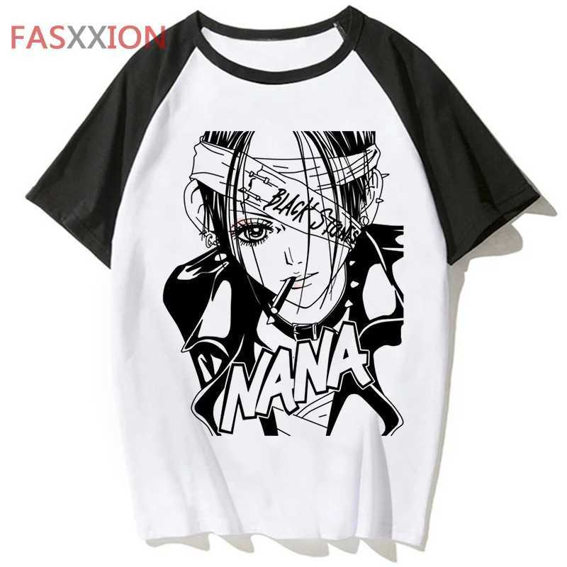 T-shirts masculins nana anime t-shirt hommes houbs hop harajuku tshirt drôle pour t-shirt vêtements hip strtwear t mâle t240506