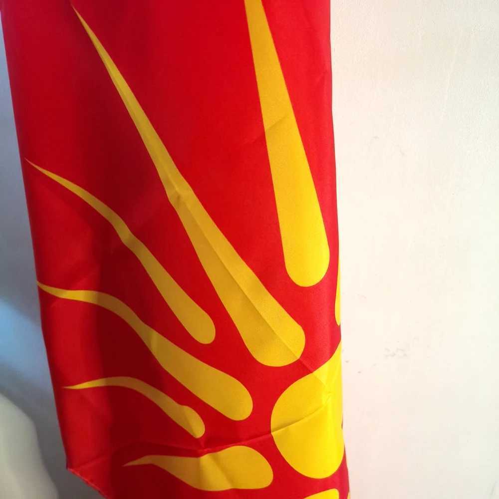 Banner -Flaggen Old Mazedonien Flagge Historische Republik Nord Mazedonien mazedonische Flagge 150x90 cm Banner Polyester