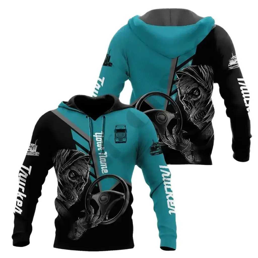 Heren Hoodies Sweatshirts Fashion Hot Selling Outdoor Mechanical Tools 3D Printing Heren Hoodies Autumn Unisex Drawing Loose Casual Sportswear Top Q240506