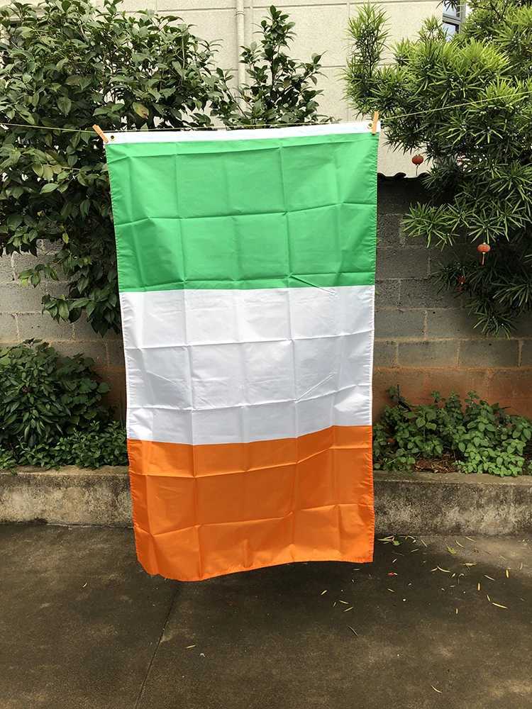 BANNER FLAGS Z-One Flag Flag Irlanda 90x150 cm Polyester Ireland Eire Flag nazionale Banner Banner Decorazione all'aperto