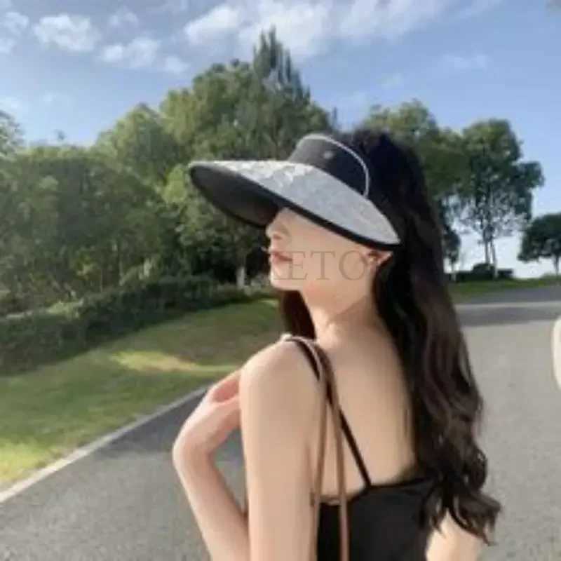 Chapéus de balde largura Chapéus de caçamba feminino chapéu de sol