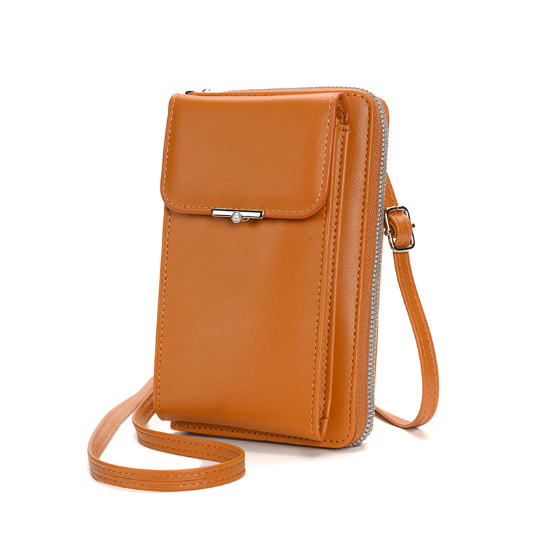 휴대 전화 가방 여성 크로스 바디 소형 가방 저장 가방 세련된 대용량 1 어깨 제로 지갑 도매 6 색