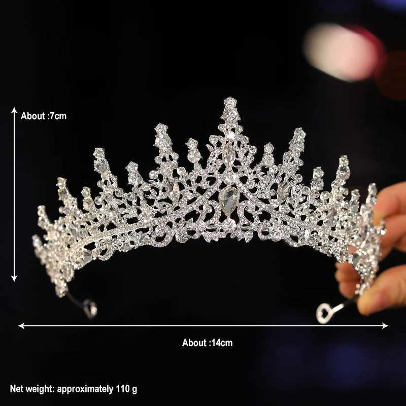 Wedding Hair Sieraden Itacazzo Bridal Headwar - A Silver -Color Ladies Fashion Wedding Crown Rhinestone Classic Queen Tiaras