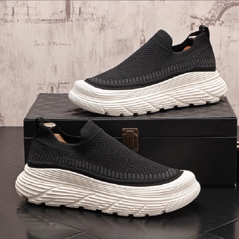 Designer de luxe Fashion Fashion Men d'été Mesh Boucture à cascade respirante Sneakers Male Sports Walking Chaussures Confort Locs 1A13