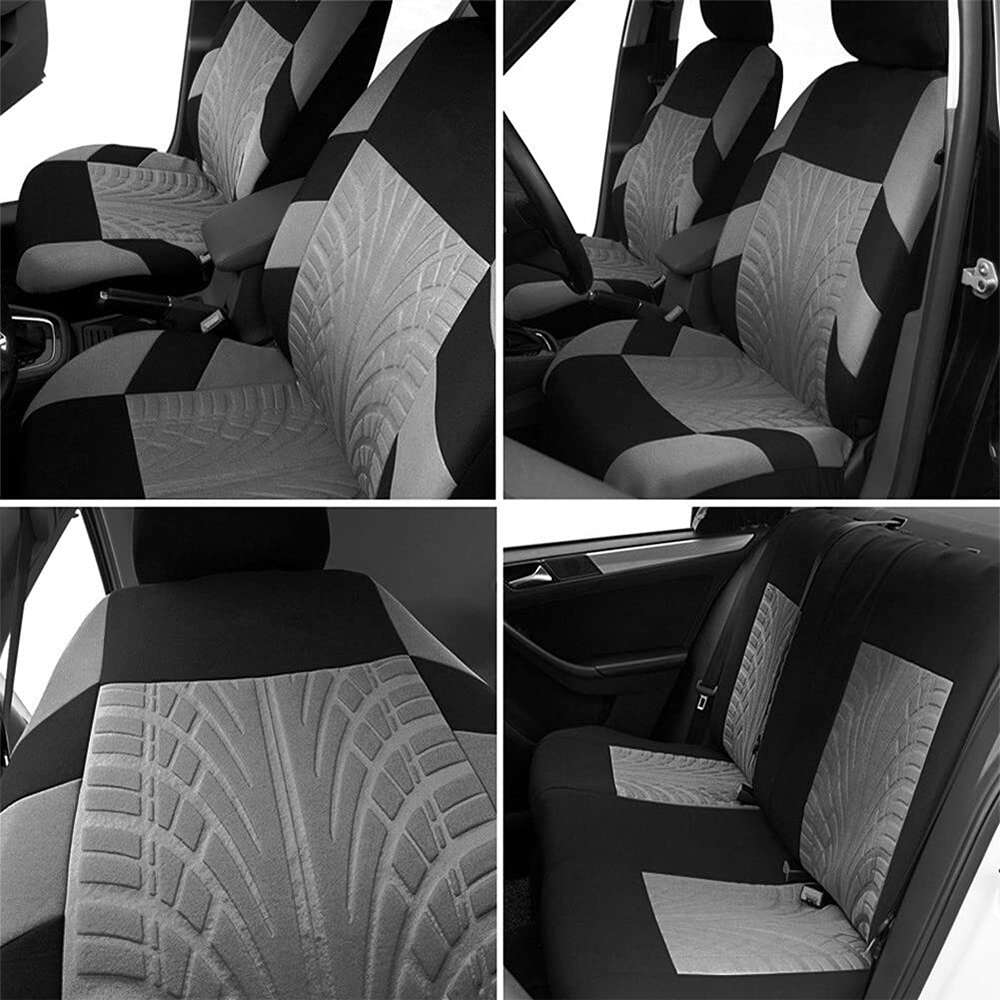 Cubiertas de asiento de automóvil universal para las cubiertas de asiento del conductor y del pasajero accesorios de automóvil