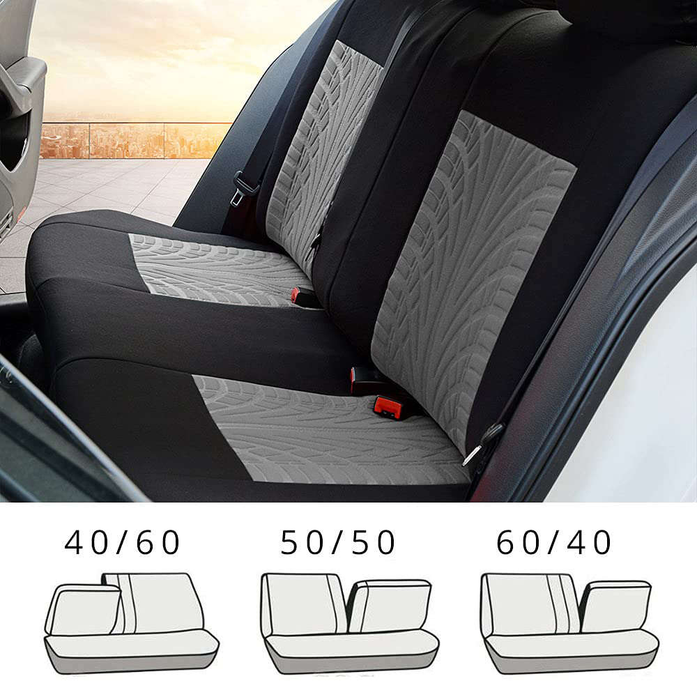 Cubiertas de asiento de automóvil universal para las cubiertas de asiento del conductor y del pasajero accesorios de automóvil