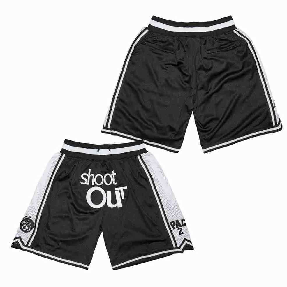 Tournoi de basket-ball de shorts masculins Tournoi Shot Out Birdmen Couture broderie sports extérieur quatre poches Pantalon de plage noir 2023 Nouveau T240507