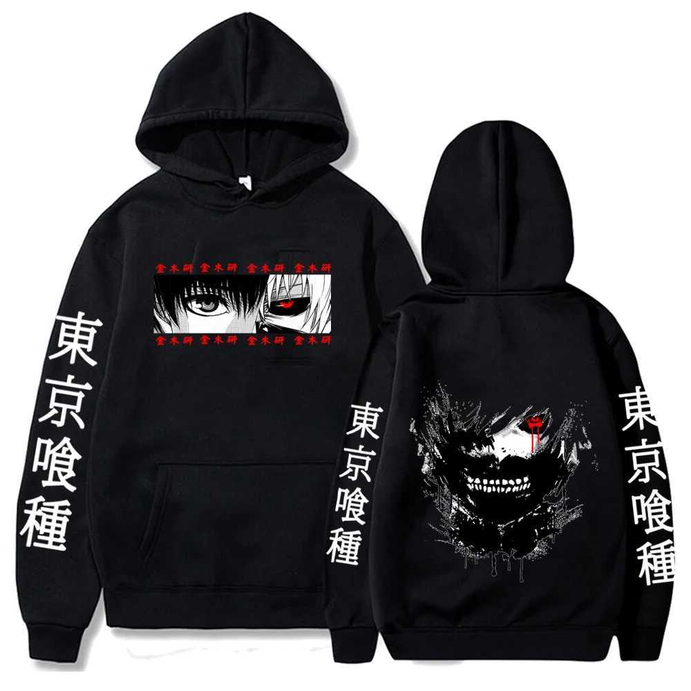 Sweats à capuche masculine Sweatshirts Ghoul Hoodie Mens New Ken Carnegie Sweat imprimé plat Ken Carnegie Sweat imprimé plat Q240506