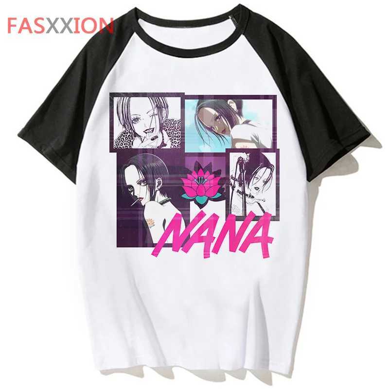 T-shirts masculins nana anime t-shirt hommes houbs hop harajuku tshirt drôle pour t-shirt vêtements hip strtwear t mâle t240506