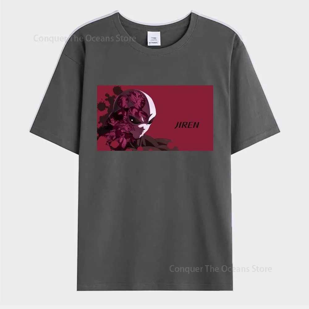 メンズTシャツ日本のアニメジレンプリントメンズTシャツgokuショートスルブTシャツ夏のカジュアルストートウェアOネックスウェットシャツレディーストップT240506