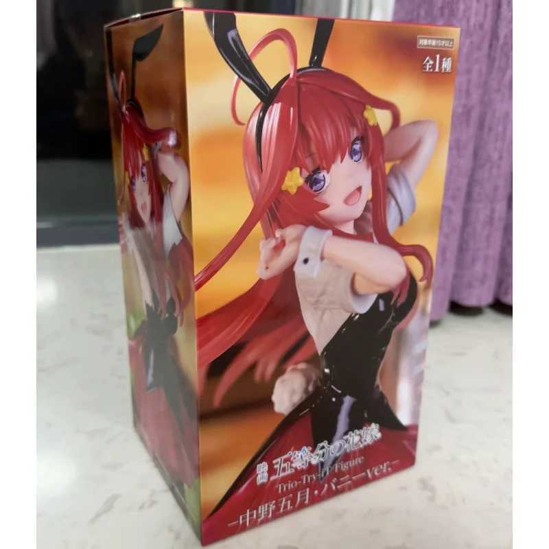 Action Toy Toy Toy Furyu Trio-Trie-It the Quintessential Quintuplets anime تمثال ناكانو Itsuki Bunny Girl Action Collection Toys T240506