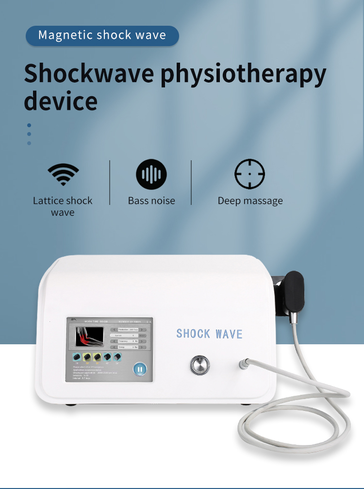 Massiota efficace la macchina delle onde d'urto la terapia delle onde d'urto extracorporeo le spalle sfollite massaggiatore