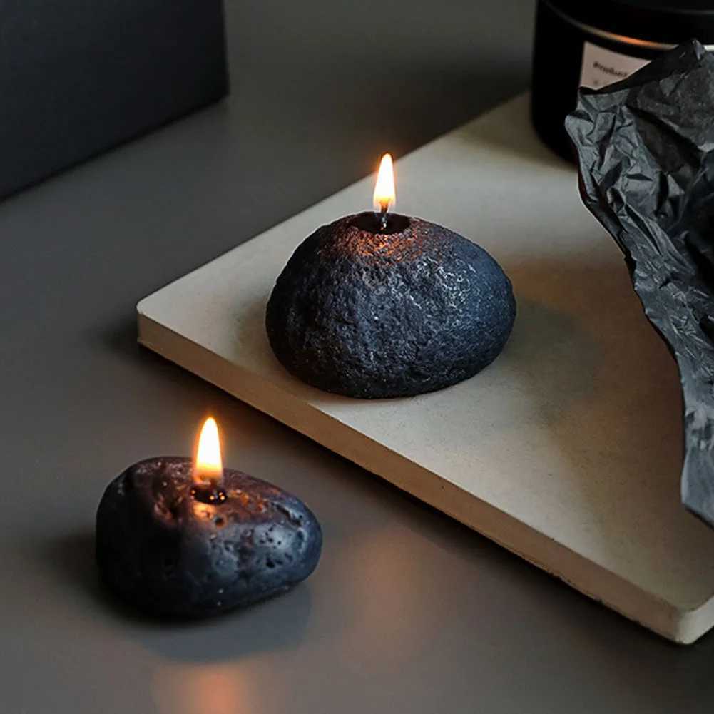 3 -stks kaarsen mini meteoriet geurkaarsen kaarsen zwarte geometrie fragance kaarsen plezier brutaal cadeau verjaardag Nordic Home Decor