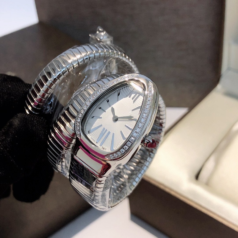 Orologio designer di alta qualità WomenWatch Relojes Snake Watch con diamante Serpentine orologio lady Classic Bracciale in stile Bracciale Spring Orologio Di Lusso Montre