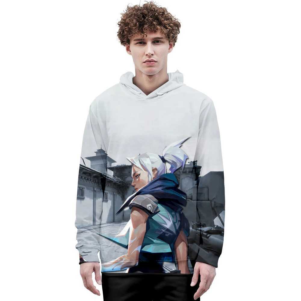 Felpa con cappuccio da uomo con cappuccio 3d con cappuccio con cerniera 3d vrant 3d stampato 3d harajuku abbigliamento hip-hop street vr adatto a bambini di età compresa tra 2 e 14 Q240506