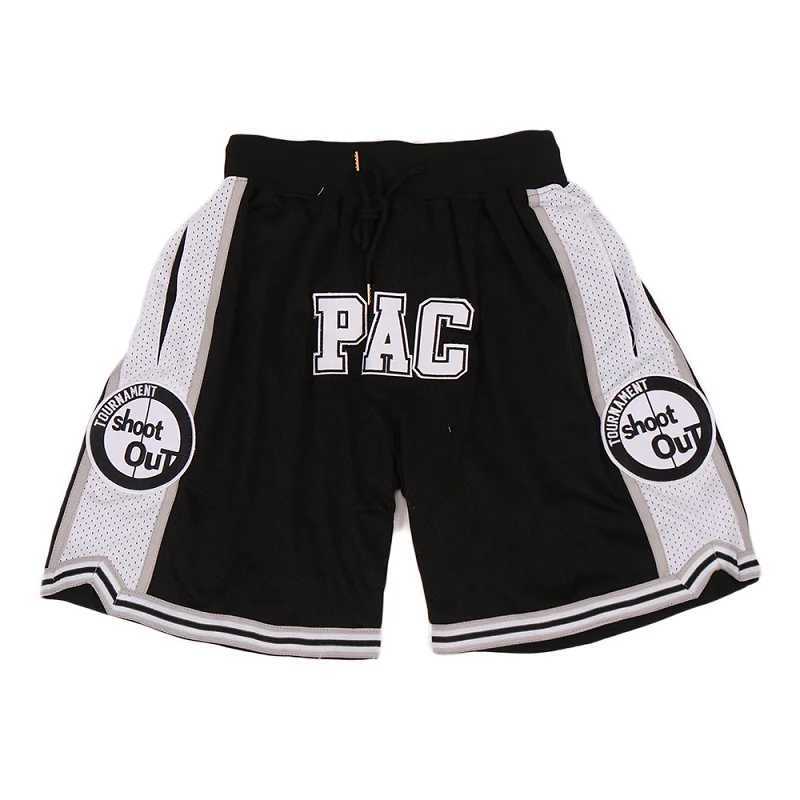 Tournoi de basket-ball de shorts masculins Tournoi Shot Out Birdmen Couture broderie sports extérieur quatre poches Pantalon de plage noir 2023 Nouveau T240507