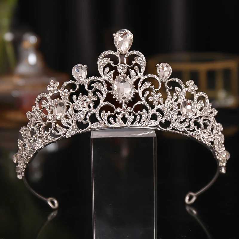 Biżuteria ślubna luksusowa korona ślubna dla panny młodej dhinstone biżuteria biżuteria