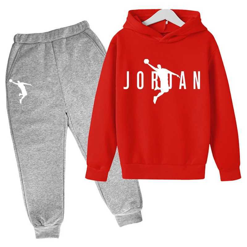 Kledingsets jongens sport geprinte kledingset kindercartoon hoodie sportshirt+broek 2 stks baan en veld kleding kinderen casual mode kledingl2403