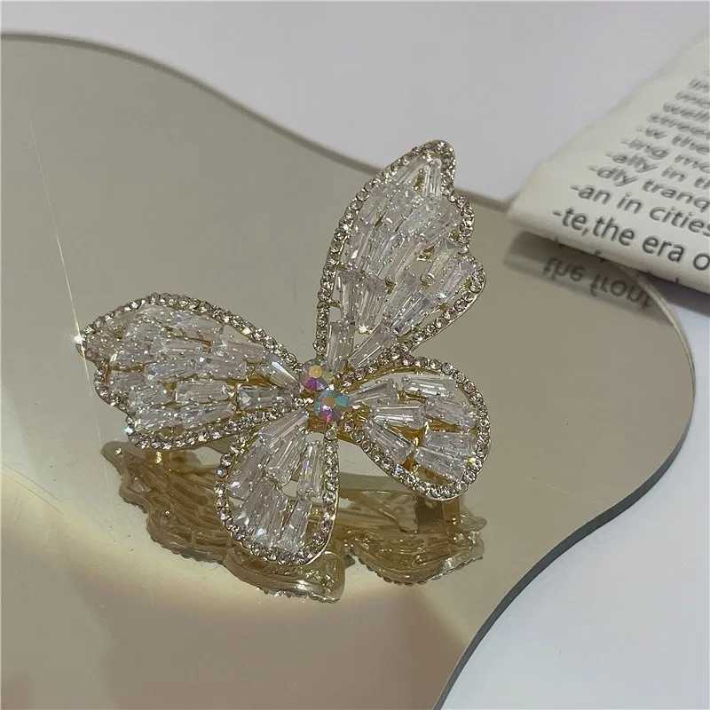 Andere der neue Legierungs-Strass-Strass Süße Bogenknoten Haarnadel Springclip Zirkon Bang Clip Side Clip Mädchen Kopfschmuck J Clips Haarschmuck