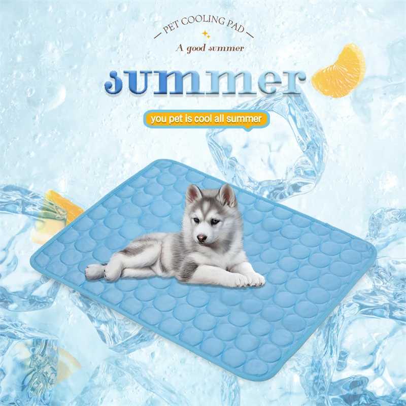 Кошачьи кровати мебель для собак охлаждение коврик лето питомец холодный кровать очень большой для маленьких больших собак аксессуары для питомцев