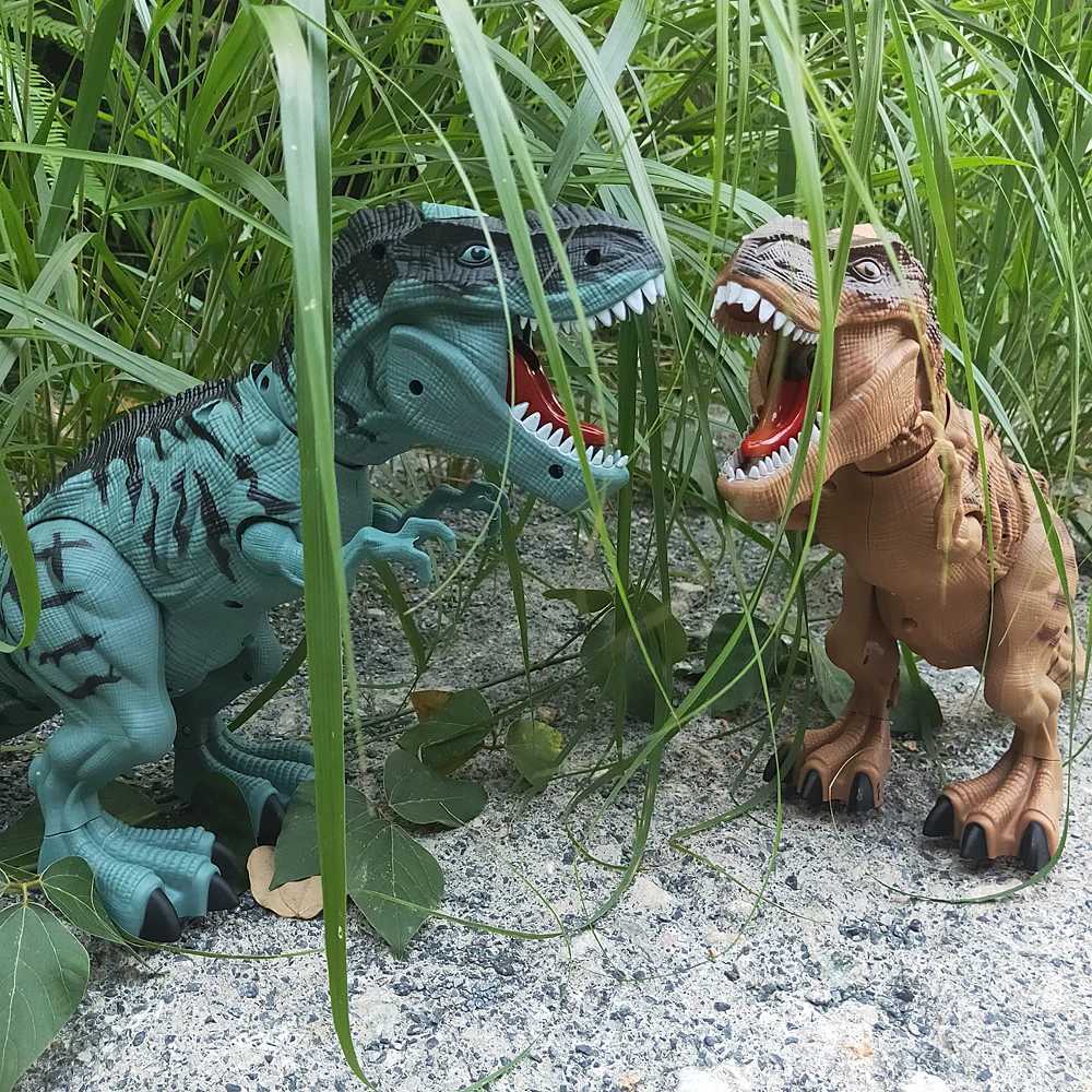 Autres jouets Jouet électrique grande taille Oeuf de marche des œufs de dinosaure avec un modèle de dinosaure mécanique léger TOYL240502