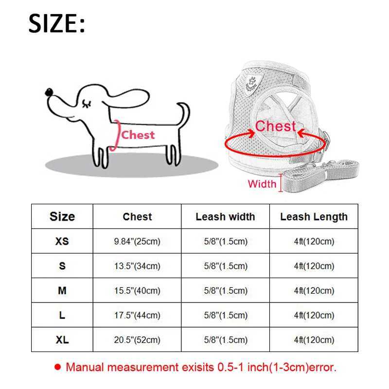 Hondenkragen ontleende vest harnas zomerdier instelbare reflecterende wandel lood voor kleine honden katten puppy chihuahua tractie touw h240506