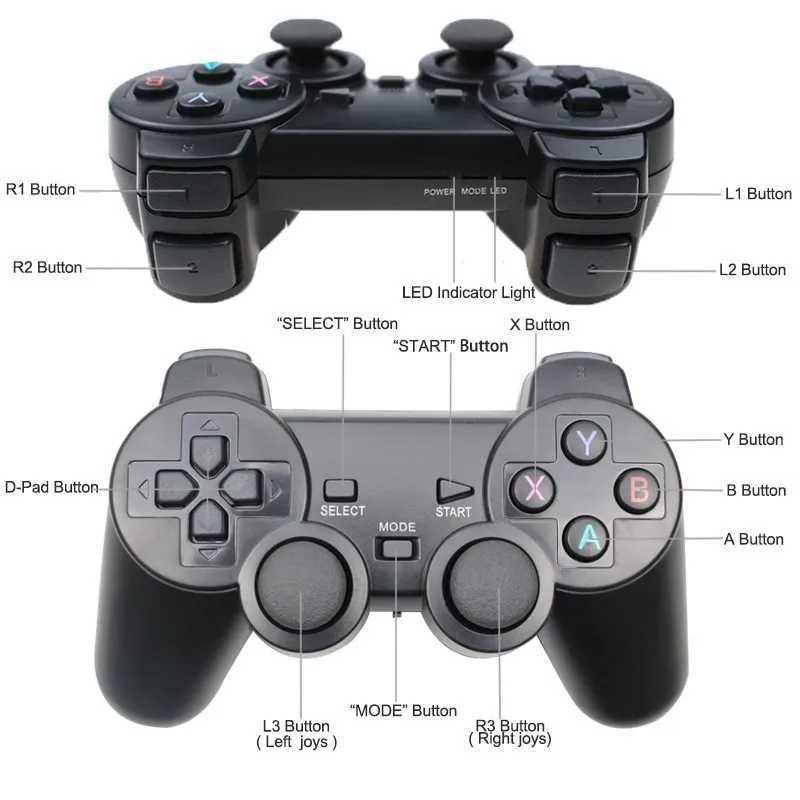 Llers Joysticks Wireless 2.4G GamePad Contrôle Joystick TV Game Pad pour M8 GD10 Game Video Game Stick PC TV Box Android Phone J240507