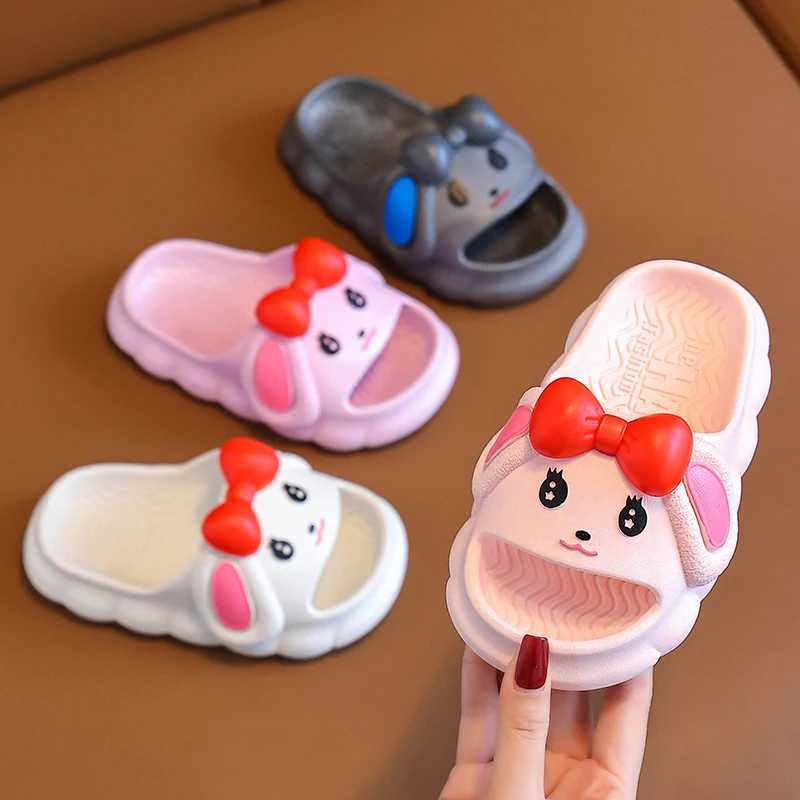 Slipper Summer Età 3-12 bambini Slifori Sandalo seabeach di coniglio carino ragazze Flip Flops non slitta