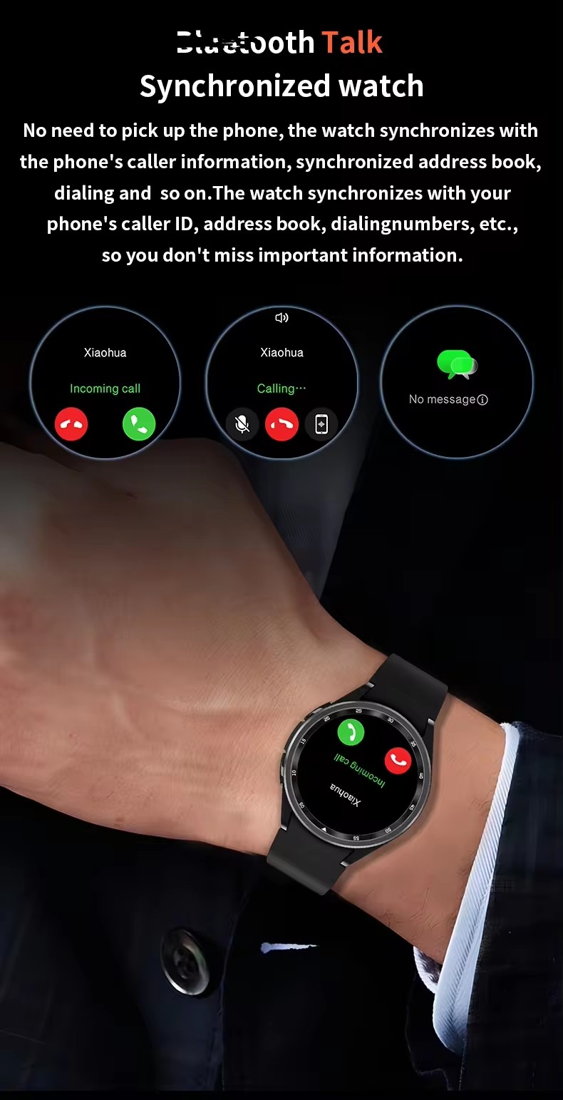T5 Pro Smart Watch 6 Bluetoothコール音声アシスタント男性と女性の心拍数Samsung Android iOSの心拍数スポーツスマートウォッチ