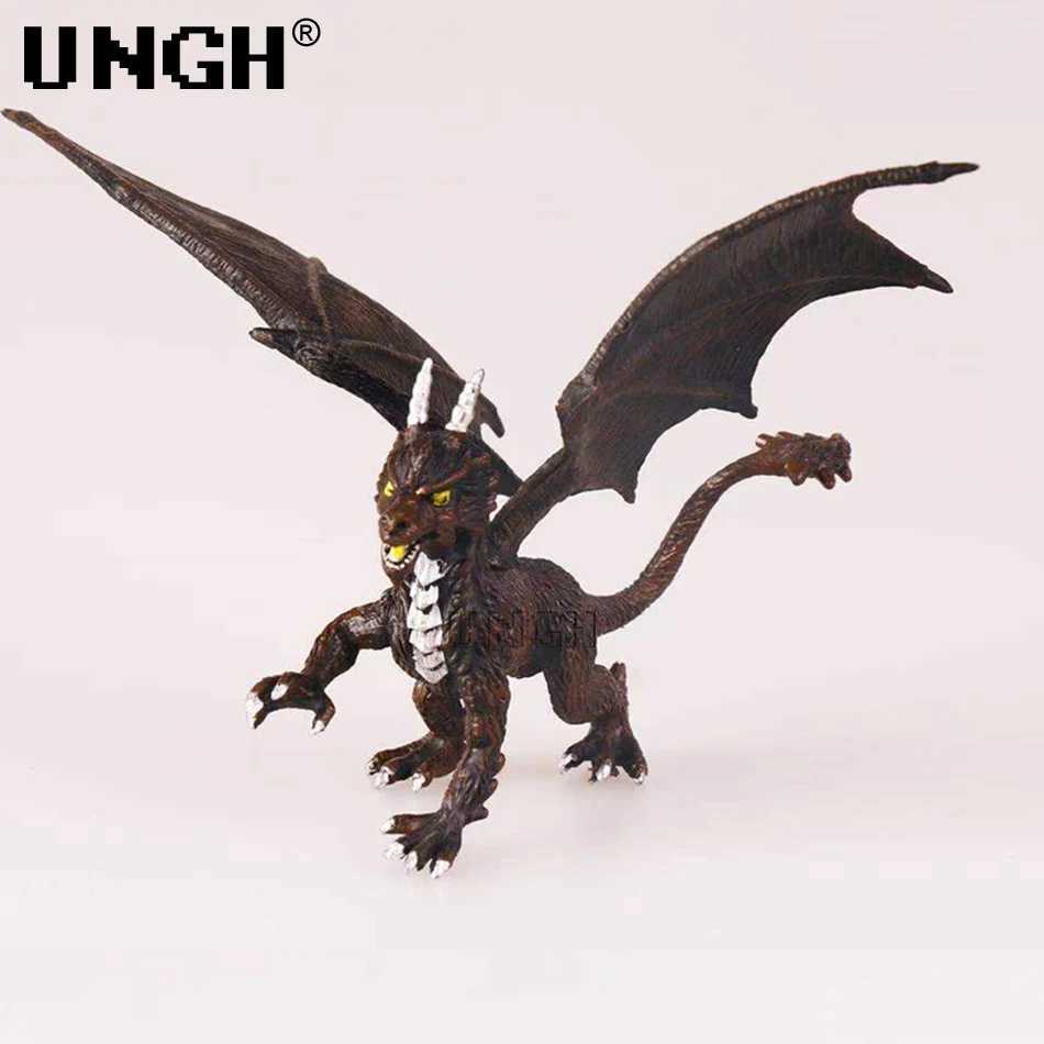 Autres jouets ungh dragon figures Science fiction sauvage Flying Magic Dinosaur Modèle PVC Action Caractère Childrens Series Toysl240502