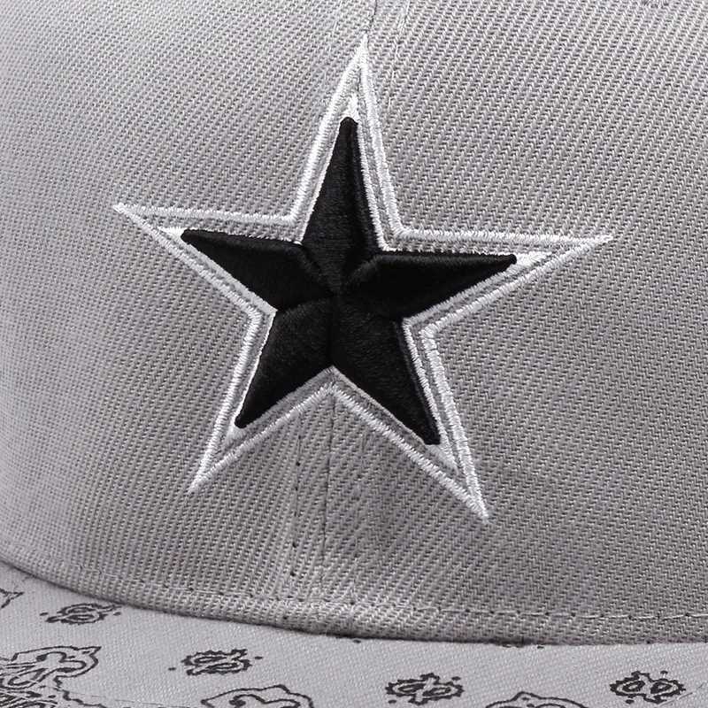 Ball Caps Fashion Five Pointed Star Baseball Caps For Men Women Cotton Kpop Snapback Sport Visor Cap Male Outdoor Bone Flat Brim Hat d240507