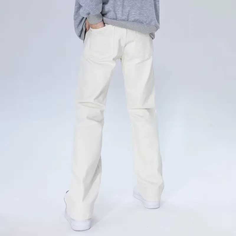 ANS 2023 Y2K Fashion White Baggy New Jeans Kpop Cargohose für Männer Kleidung gerade Knöchel Reißverschluss Frauen Lange Hosen Ropa Hombre J240507