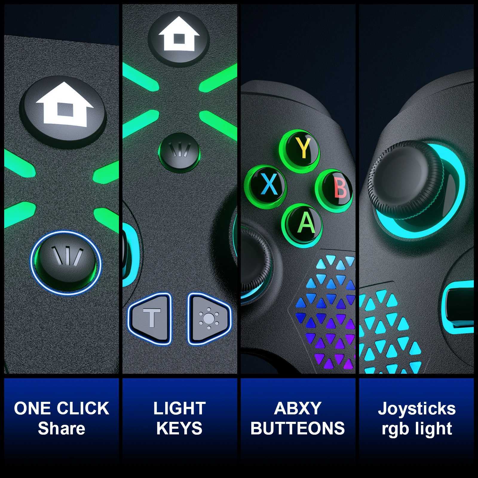 S Joysticks Wireless 2.4G pour Switch / Xbox One / série S / X GamePad pour Android / Windows PC Controller pour le jeu Wegame / Team Joystick J240507
