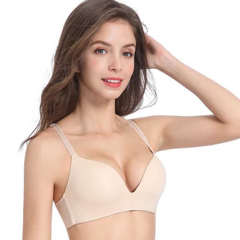 Bras Womens sans couture Push Up Bra Silk Free Bra A B tasse Lingerie Sexy Sex