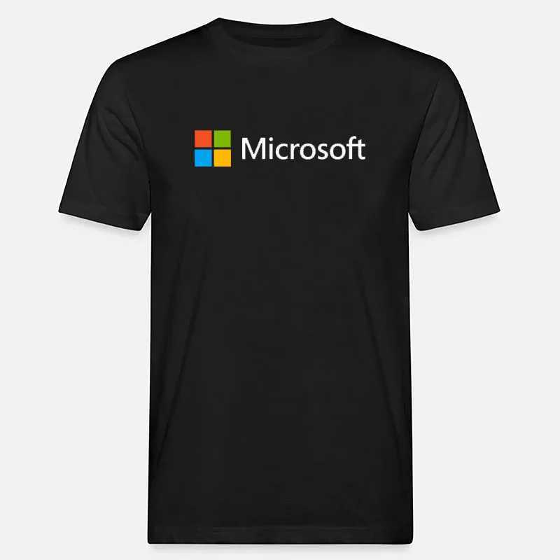 T-shirts masculins Microsoft Windows Fashion T-shirt Vintage Womens Vintage T-shirt Boyfriend Boyfriend Gift Camiseta Homebre Topl2405