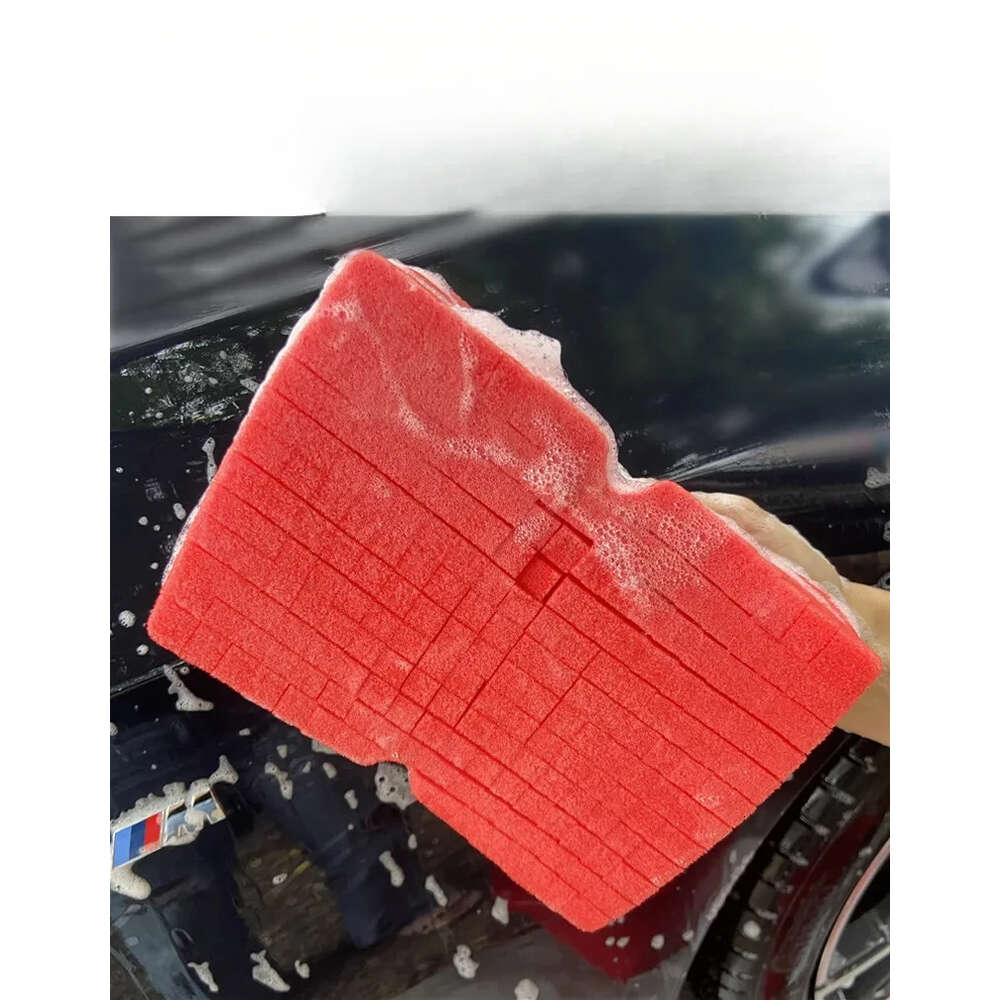 ACTUALIZACIÓN NUEVO WASH ESPECIAL ESPECIAL CAR RED SPONGA ROJA Detalles Detailizando Herramientas de limpieza de automóviles Accesorios automáticos