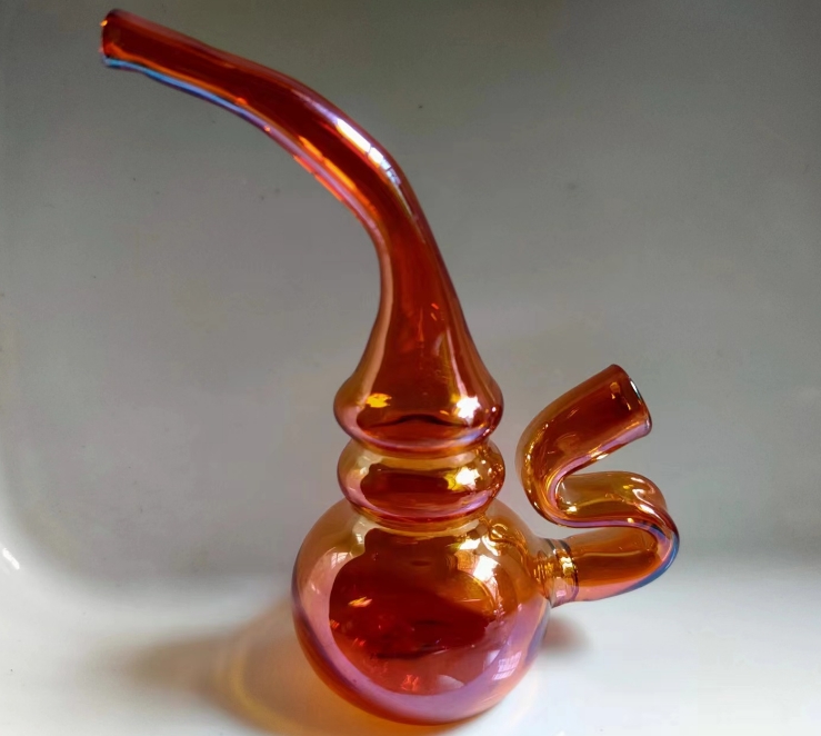 Mini Glass Gourd Hookah Water Bong Pipe 3.5 Inch Smoking Straw Tobacco Recycler Bongs Bubbler DAB Rigs