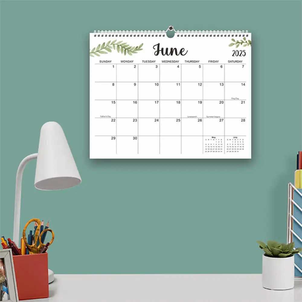 Calendar 2024.01-2025.06 Desk Calendar Wall Calendar With Large Monthly Pages Desk Schedule Home Office Planner Note Agenda Schedule