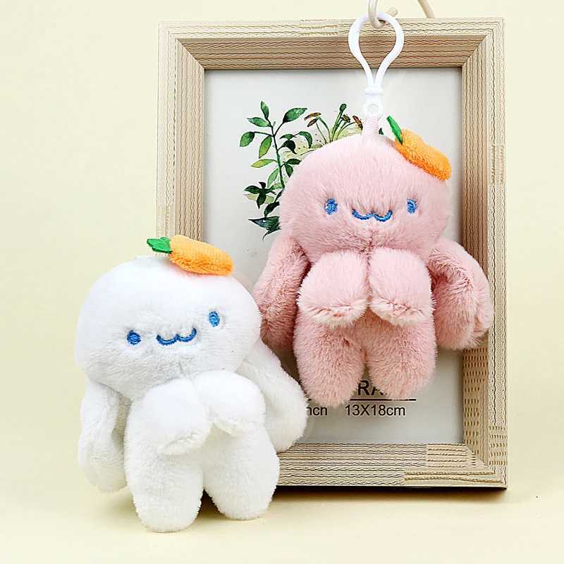 Kecheschains Lanyards Octopus lapin en peluche clé caricaturé animal en peluche sac pendent mignon jouet en peluche pour enfants cadeau décoration de maison pendentifs