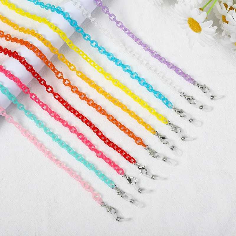 Eyeglasses chains Fashion Acrylic Face-Mask Hanging Rope Glasses Chain For Women Jewelry Sunglasses Chain Lanyard Anti-Falling Eyeglass Chain