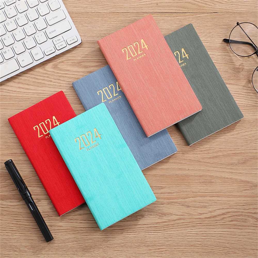 Kalender 2024 Planner Notebook Daily Weekly and Monthly Planner 2024 Agenda Diary to Do List Pocket Note Boek Kalender Office Papelaria