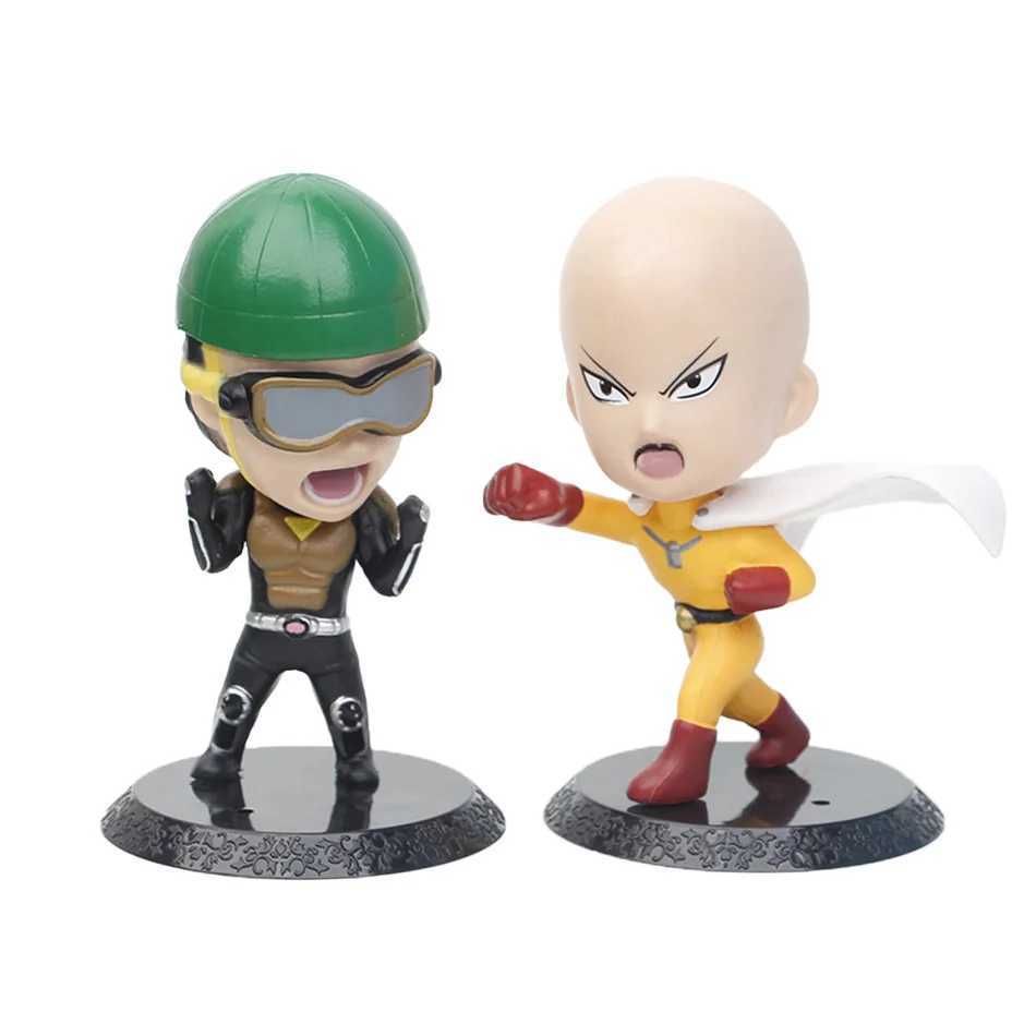 Action Toy Figures 10 cm PVC Figura One Punch Man SAITAMA GENOS TATSUMAKI Garou Figurina MANGA COLLETTI GIOCHI TAMBINI MODELLO T240506