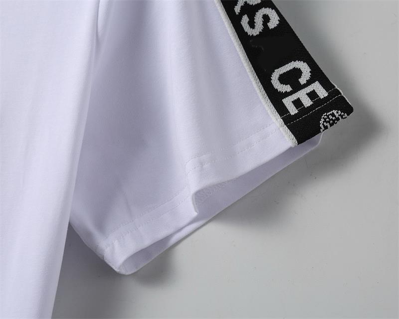 2024Mens t Shirt Short Sleeve Print Outfit Chenille Tracksuit Black Cotton London Streetwear M-XXXL