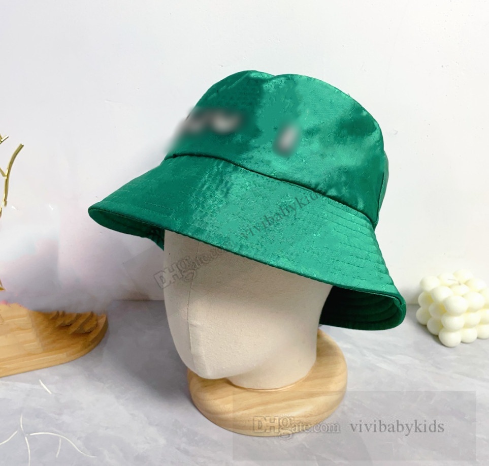 خطاب المراهقين تطريز Sunhats Designer Kids Hat Fisherman's Hat Luxury Big Girls Boys Beach Beach Hat Big Brim Sunblock Cap Z7995