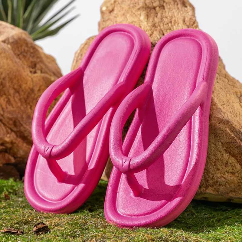 Nuova Summer Candy Color Concise Candy Flip Flip Flip donne Accoglienti Slide Sandali di beabeach Slompo