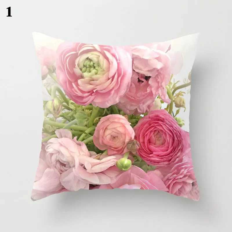 Подушка/декоративная мода мода 45x45 Cmcase Coush Cover Home Decor Lenen Printed Новый дизайн американский розовый средиземноморский диван