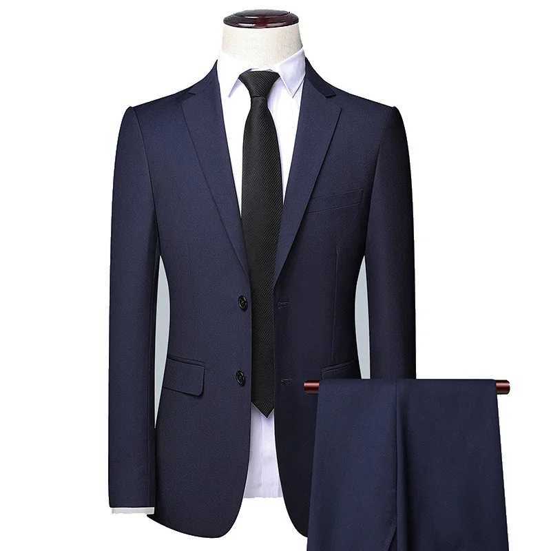 Herrenanzüge Blazer Herren Hochzeitsset 3 Stück 2 Sätze Jacken eleganter Tanktops Hosen luxuriöses Geschäft luxuriöses Geschäft offiziell als kostenlos nach Korea geliefert im Jahr 2024 Q240507 geliefert