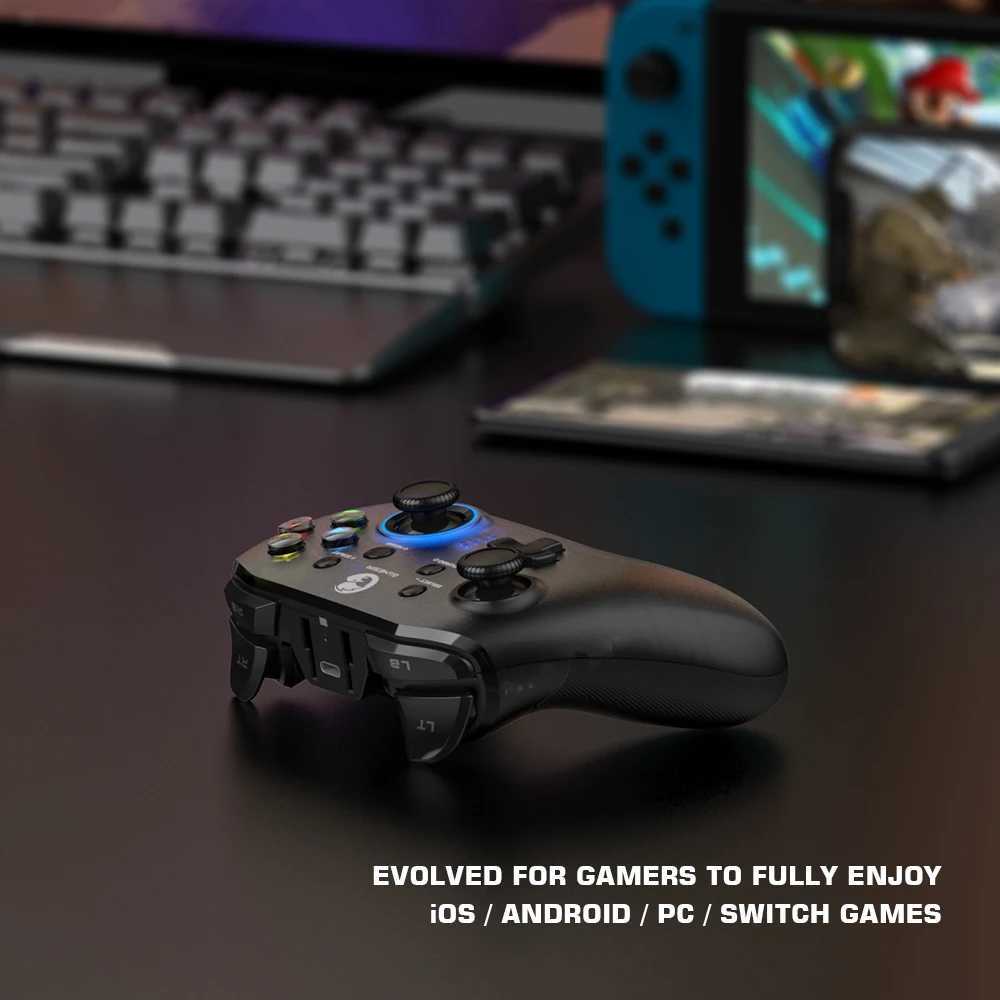 GameSir T4 Pro Bluetooth Game Contrôleur 2.4G Wireless Game Board appliqué à Nintendo Switch Apple Arcade MFI Gaming Android Phone J0507